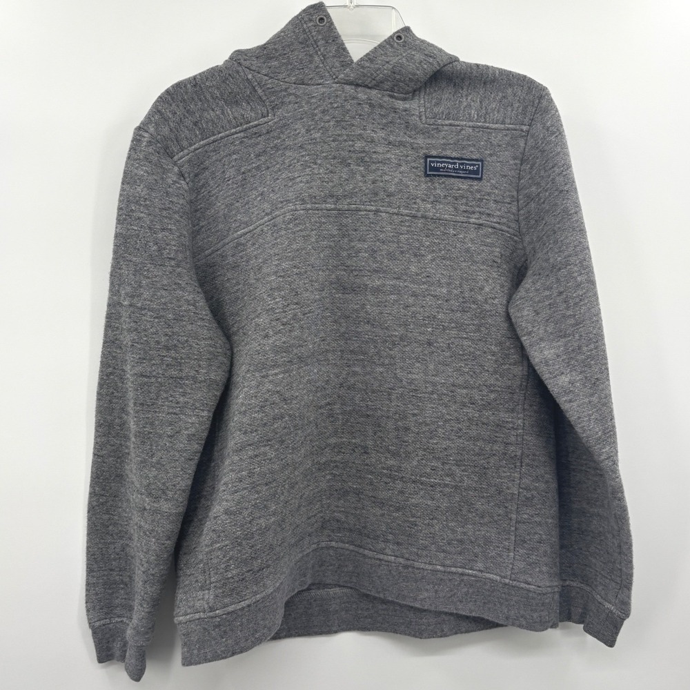 Vineyard Vines Men's Heather Grey Pullover Hoodie Long Sleeve Casual Size XS‎